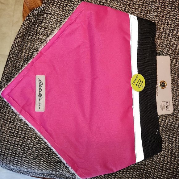 Eddie Bauer Large/X-Large (25") Dog Bandana-Hot Pink.